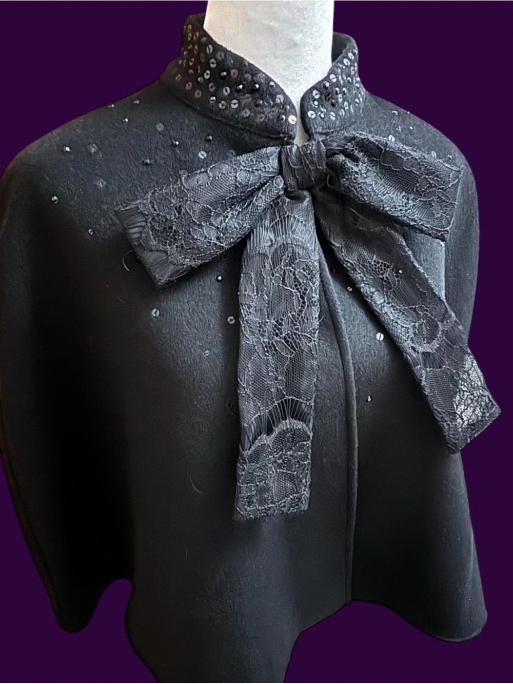 🌚Prabal Gurung x Neiman Marcus Target Black Whimsigoth Witchy Cape